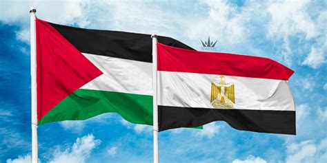 صور علم فلسطين ومصر